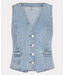 Esqualo Gilet Denim Vest Blue