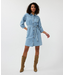 Esqualo Dress Denim Blue