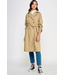 Double Breasted Trench Coat Khaki