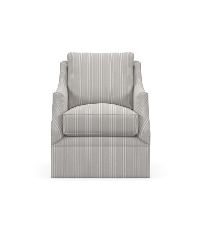 Rowe Furniture by Robin Bruce Kori Swivel Beige Stripe 14665-75