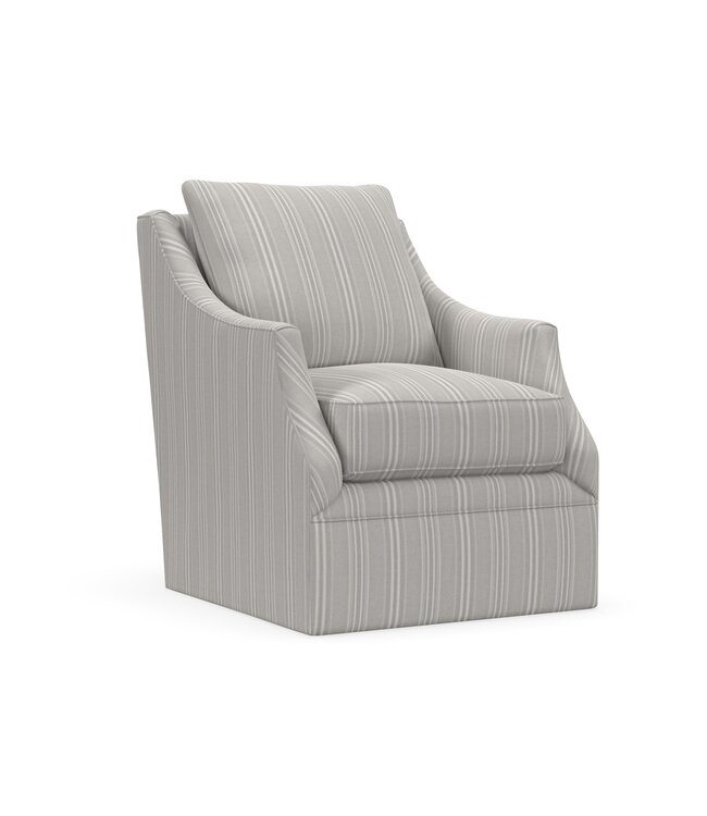 Rowe Furniture by Robin Bruce Kori Swivel Beige Stripe 14665-75