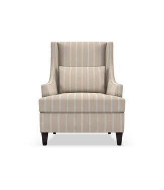 Rowe Furniture by Robin Bruce Tinsley Chair Beige Stripe 20118-60