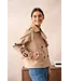 Cropped Cotton Trench Coat Beige