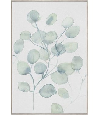 Eucalyptus XVI - 24 x 36 Grey Barnwood Frame