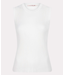 Esqualo Sleeveless Rib Top Off White