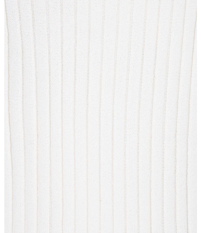 Esqualo Sleeveless Rib Top Off White