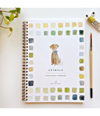 Animals Watercolor Workbook