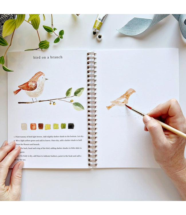 Animals Watercolor Workbook