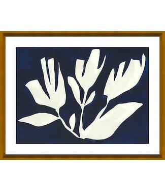 Night Bloom I - Glass Frame