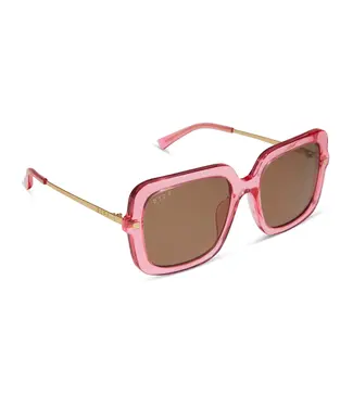 Diff Eyewear Sandra Sunglasses Candy Pink/Brown