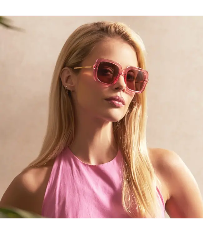Diff Eyewear Sandra Sunglasses Candy Pink/Brown