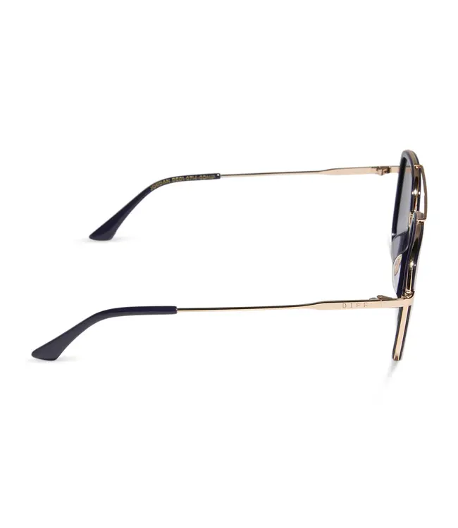 Diff Eyewear Jordan Sunglasses Polarized Royal Temple/Midnight