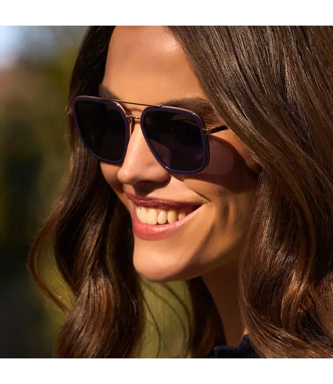 Diff Eyewear Jordan Sunglasses Polarized Royal Temple/Midnight