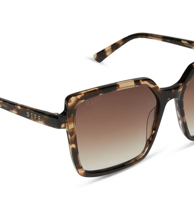 Diff Eyewear Esme Sunglasses Polarized Espresso Tort/Brn