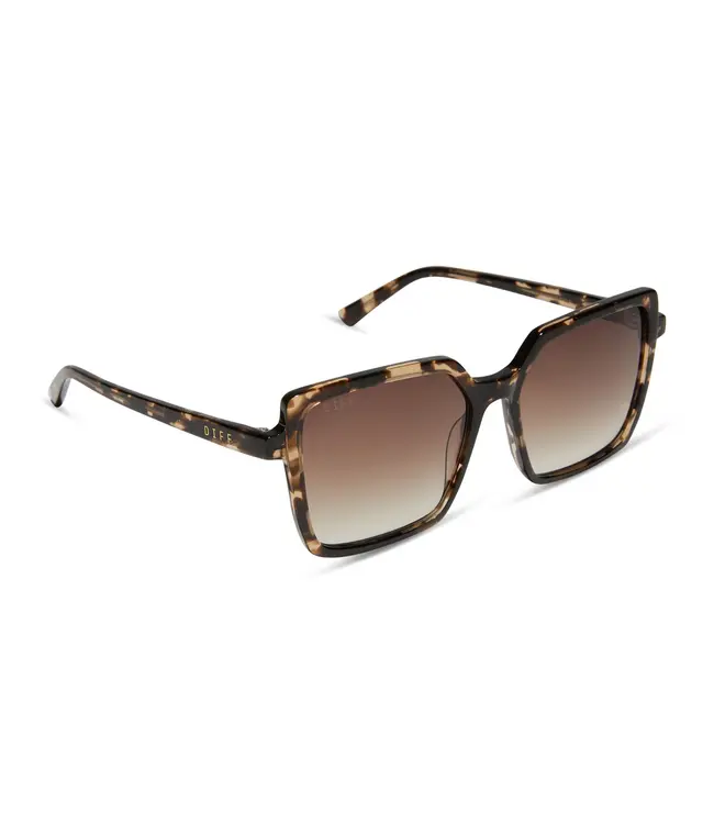 Diff Eyewear Esme Sunglasses Polarized Espresso Tort/Brn