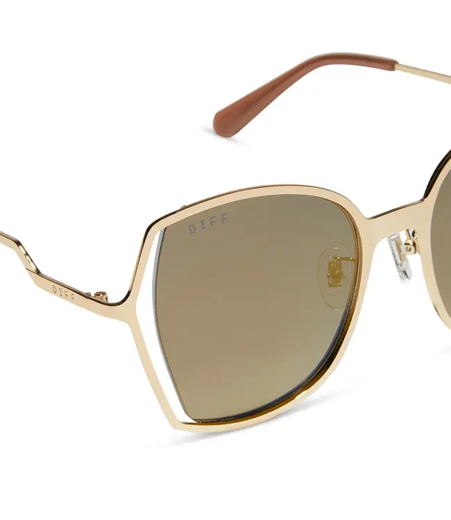 Diff Eyewear Donna iii Sunglasses Polarized Gold