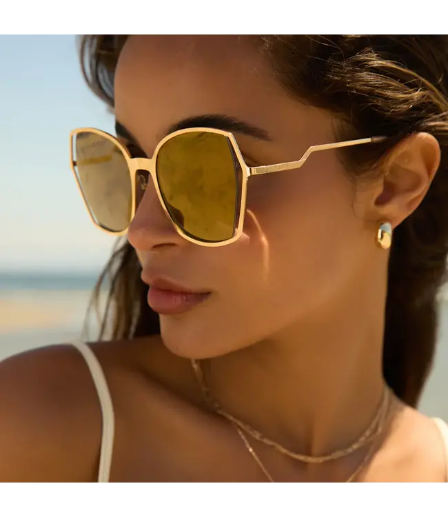 Diff Eyewear Donna iii Sunglasses Polarized Gold