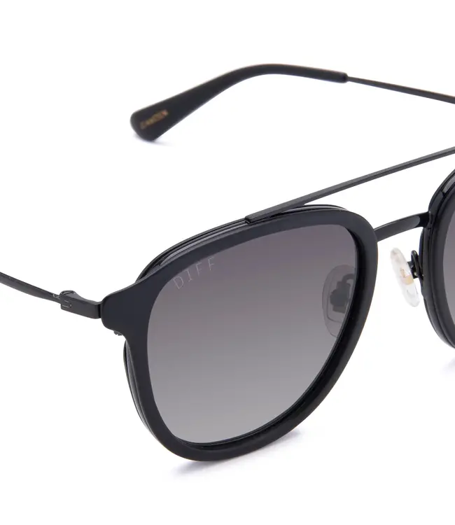 Diff Eyewear Camden Sunglasses Polarized Matte Black/Grey