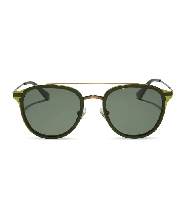 Diff Eyewear Camden Sunglasses Polarized Dark Olive G15