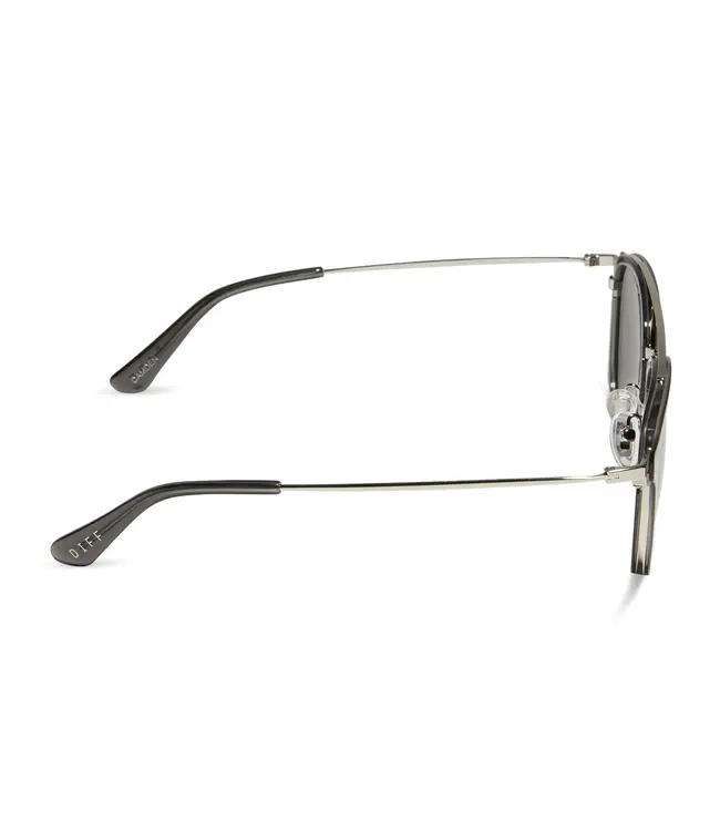 Diff Eyewear Camden Sunglasses Polarized Black Smoke/Grey