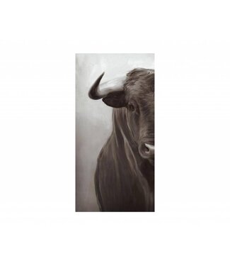 Portrait of a Bull II 30 x 60"