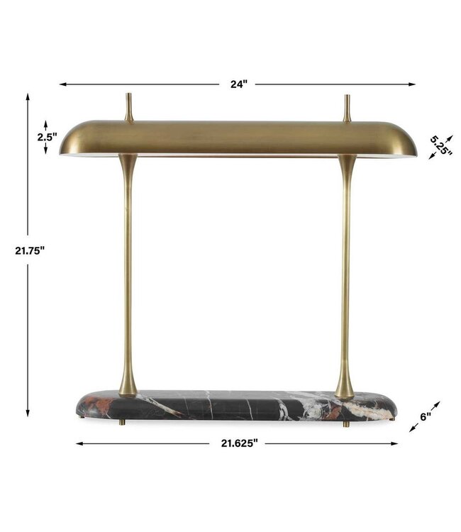 Papyrus Desk Lamp - Michelangelo Marble