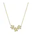 Jen Hansen Fine 3 Daisies Diamond Necklace