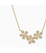 Jen Hansen Fine 3 Daisies Diamond Necklace