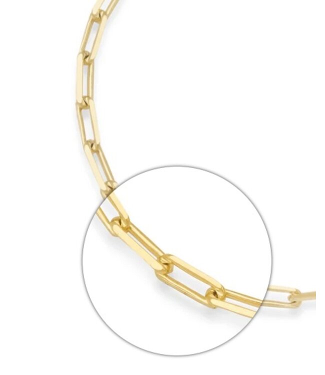 Jen Hansen Demi-Fine Thin Paperclip Bracelet 16"