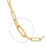 Jen Hansen Demi-Fine Thick Paperclip Chain Gold