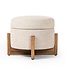Four Hands Esben Storage Ottoman  25" - Alacala Wheat
