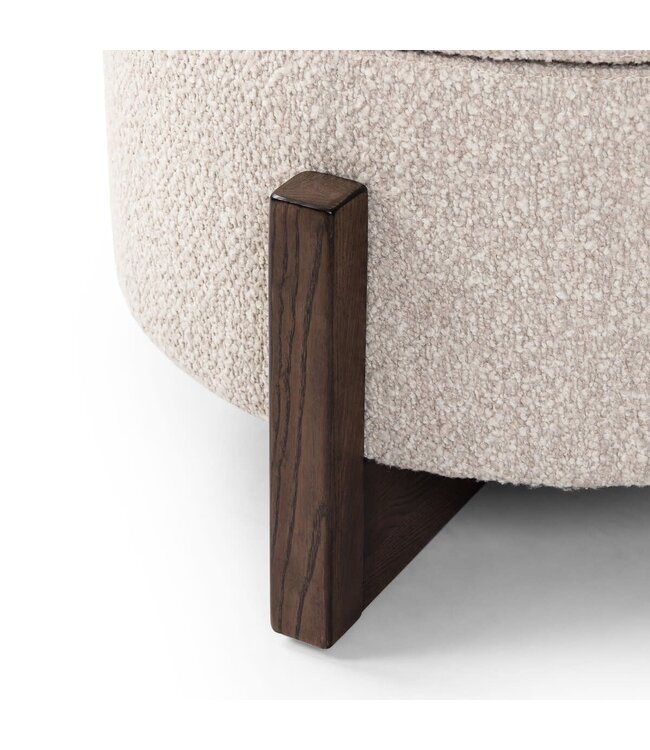 Four Hands Esben Storage Ottoman  25" - Sattley Fog