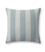 Plaid Print Pillow Blue/White 22 x 22