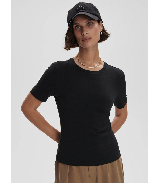 Varley Regina Fitted Tee Black