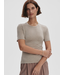 Varley Regina Fitted Tee Taupe Marl