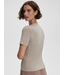 Varley Regina Fitted Tee Taupe Marl