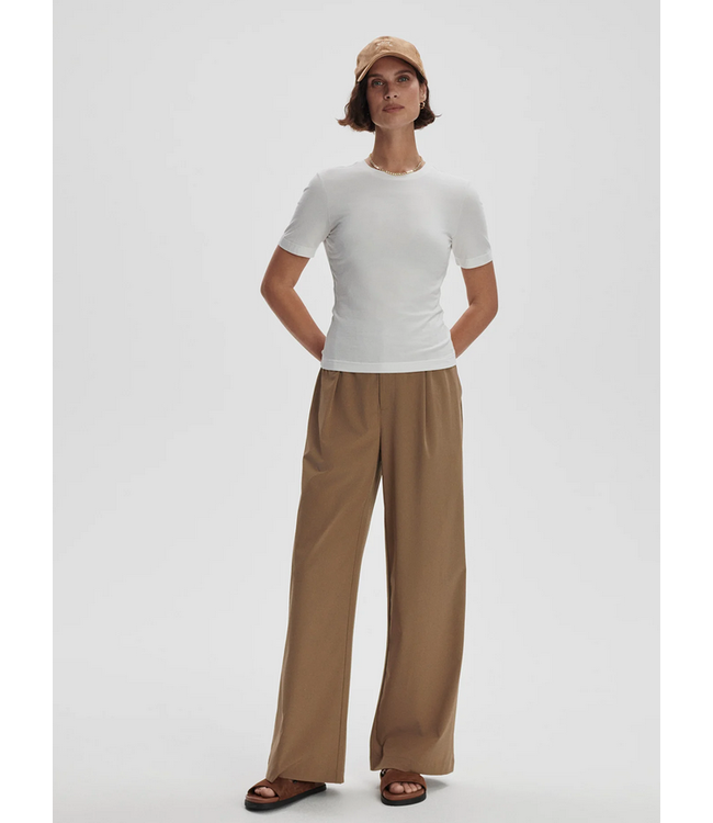 Varley Regina Fitted Tee White