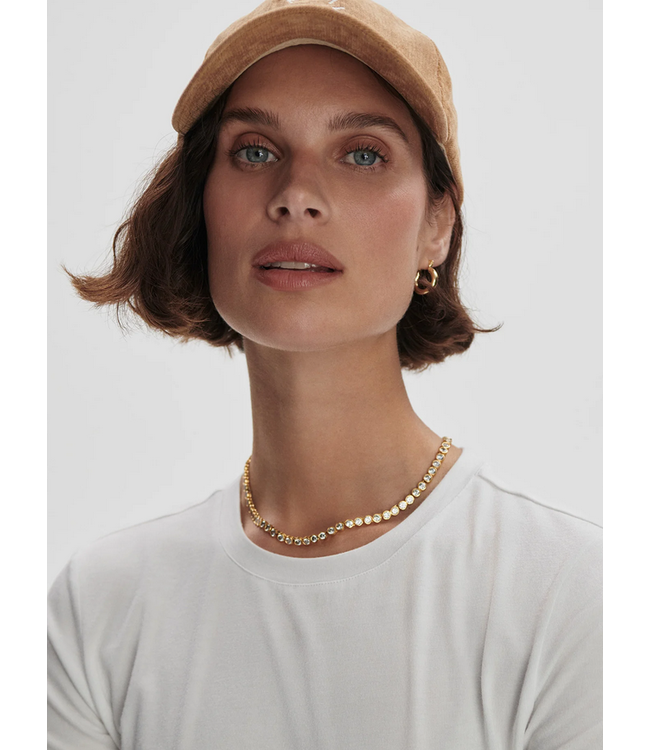 Varley Regina Fitted Tee White