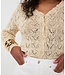 Esqualo Fancy Knit Cardigan Light Sand