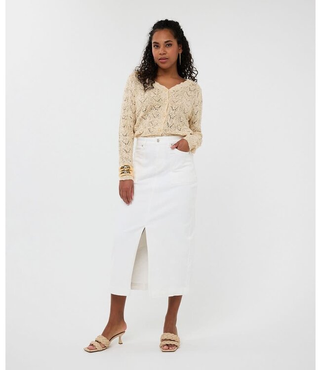 Esqualo Fancy Knit Cardigan Light Sand