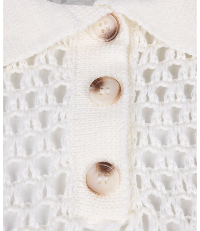 Esqualo Sweater Polo Knit Off White