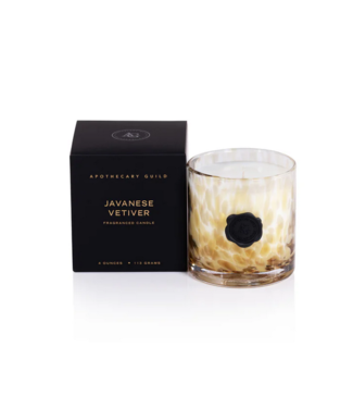 Zodax Apothecary Guild Opal Glass Mini Candle Jar Javanese Vetiver