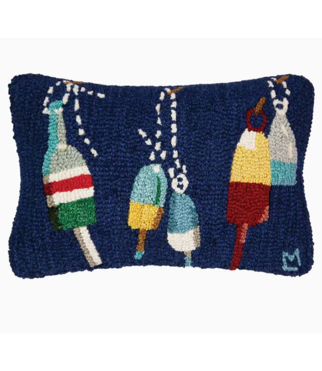 Boat Buoys Wool Pillow 14 x 20