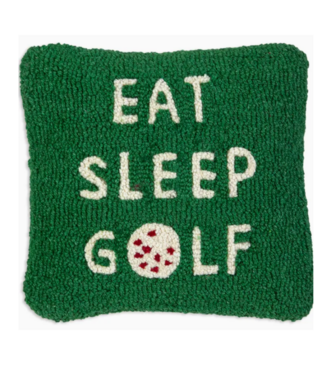 Eat Sleep Golf Wool Pillow 14 x 14"