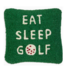 Eat Sleep Golf Wool Pillow 14 x 14"