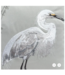 White Egret Lumbar Pillow