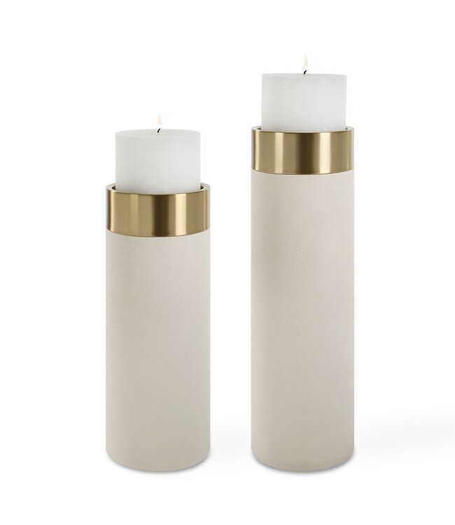 Wessex Candleholders White Set/2