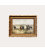 Wild Horses Brass Gold Mould Frame 8 x 10