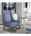 Galiot Accent Chair Blue/White Stripe