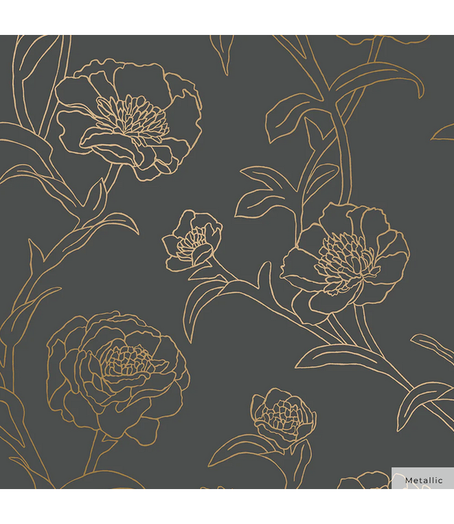 Tempaper & Co. Peonies Peel & Stick Wallpaper